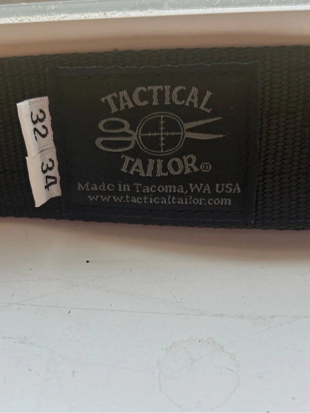 Tactical Tailor Rigid CQB Rigger's Belt - Black - Size 32-34 - Made in USA